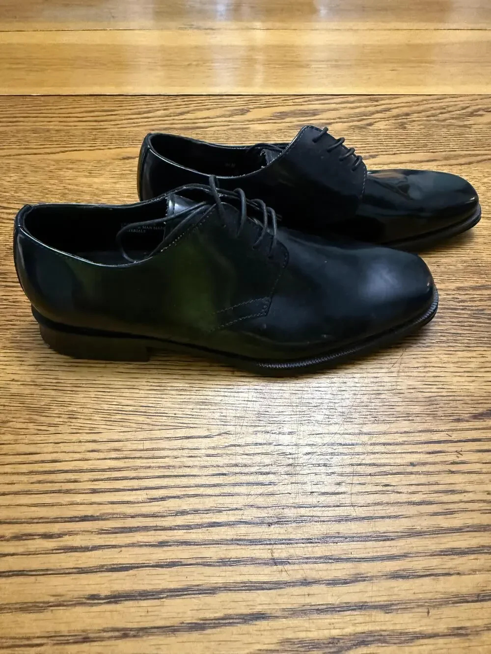 Jos A Bank Shoes Mens Size 8.5 Black Dress Oxford Jazz Formal Lace Up Comfort